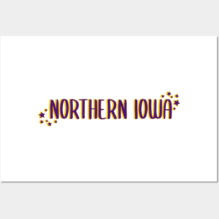 University of Northern Iowa Stars Posters and Art